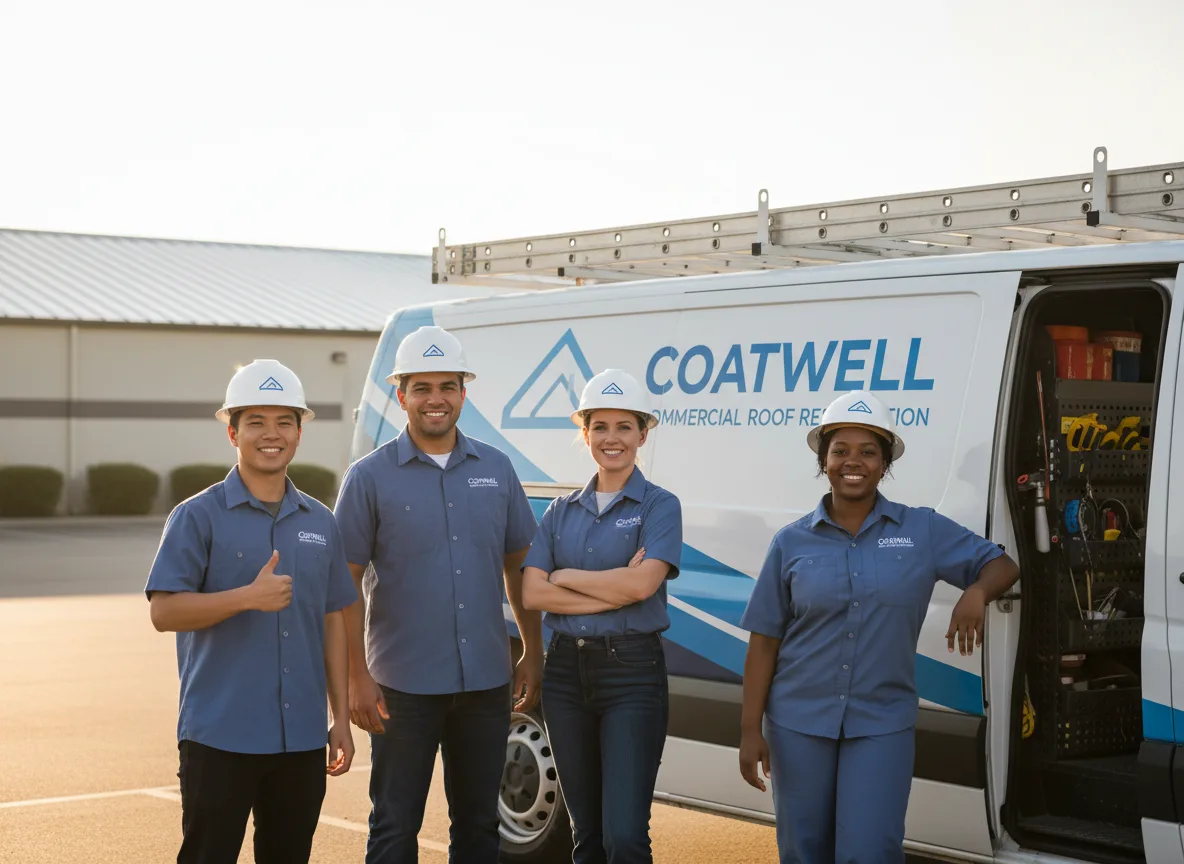 Commercial roof coating company in Rake, IA